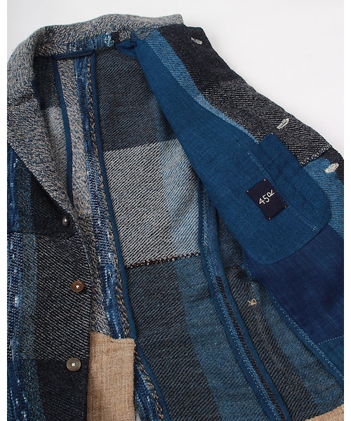 45R（フォーティファイブアール）の「藍ホームスパンツィード