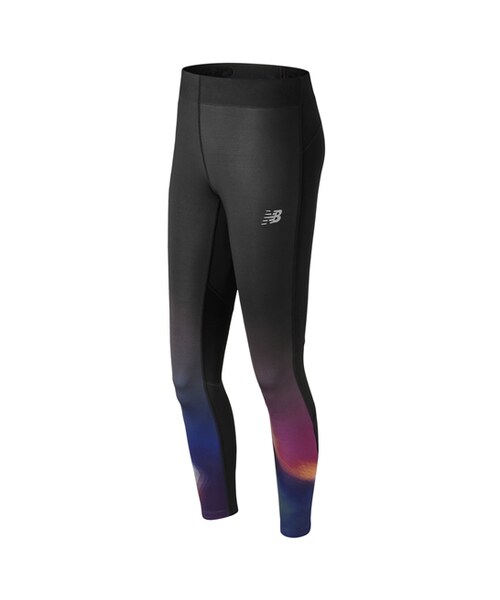 NEW BALANCE(ニューバランス)の「ウィメンズ インパクトプレミアムグラフィックタイツ(ウイメンズ > アパレル > ランニング・レディース・IMU インフラレッドマルチ・M/L/S)」の1枚目の写真