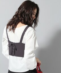 Andemiu | ニットキャミブラウスＳＥＴ(トップス)