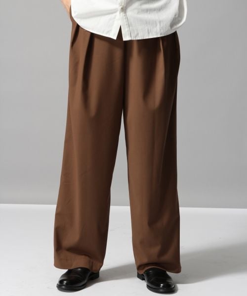 【定価以下】 HARE ハレ ロングタックワイドトラウザー HARE｜ロングタックワイドトラウザー | Rakuten Fashion(楽天