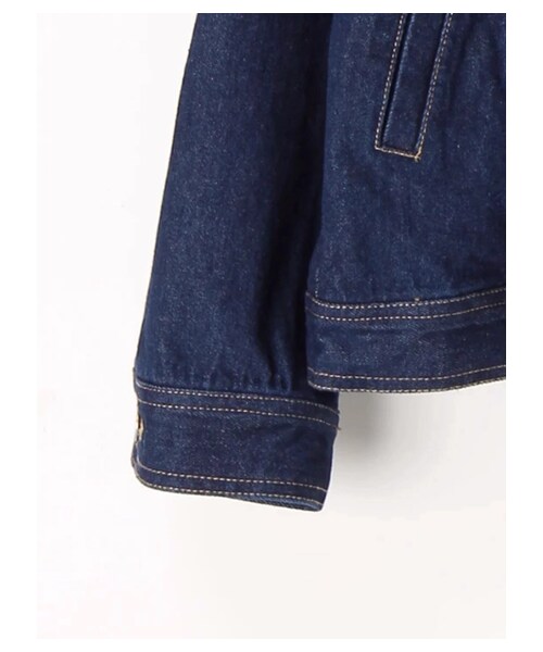 ehka sopo（エヘカソポ）の「Gジャン（ジャケット/アウター・ブルー/ネイビー・M）」の4枚目の写真