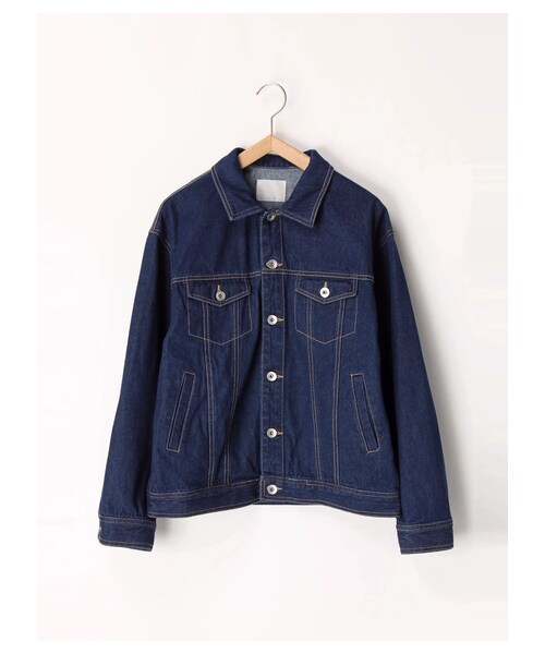 ehka sopo（エヘカソポ）の「Gジャン（ジャケット/アウター・ブルー/ネイビー・M）」の9枚目の写真