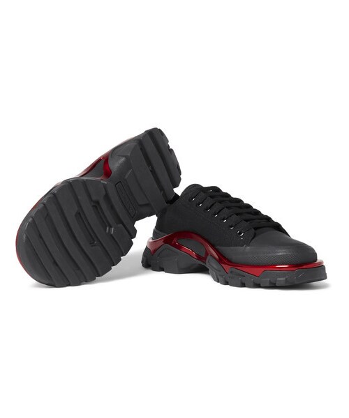 RAF SIMONS（ラフシモンズ）の「Raf Simons + Adidas New Runner Canvas Sneakers（スニーカー・メンズ・Black・9.5/11.5/10.5/7.5/8.5）」の4枚目の写真