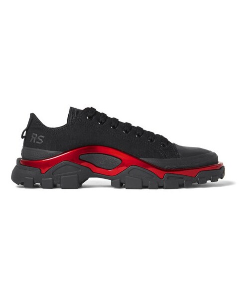 RAF SIMONS（ラフシモンズ）の「Raf Simons + Adidas New Runner Canvas Sneakers（スニーカー・メンズ・Black・9.5/11.5/10.5/7.5/8.5）」の5枚目の写真