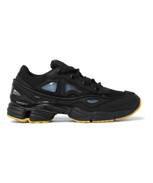 RAF SIMONS(ラフシモンズ)の「Raf Simons + Adidas Ozweego Iii Leather, Canvas And Satin Sneakers(スニーカー・メンズ・Black・11/9.5/10.5/11.5/10/12/8.5/7/8/9/7.5/6)」の5枚目の写真