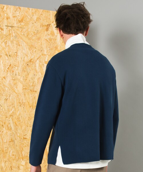 LIDNM（リドム）の「ミラノリブオフショルダーニット（ニット/セーター・メンズ・オーシャンブルー・S, M, L）」の5枚目の写真