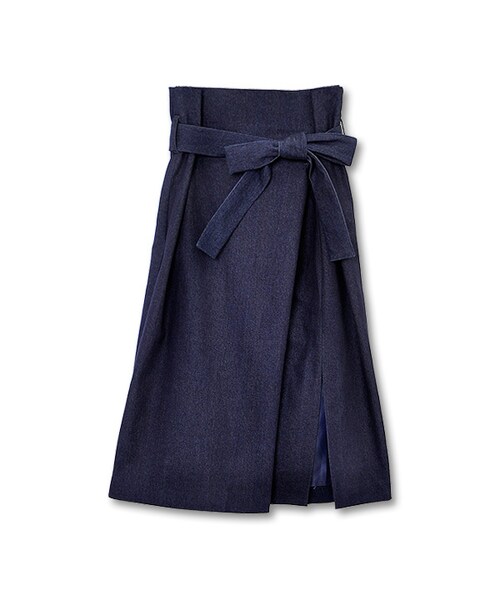 tuck denim skirt～ﾀｯｸﾃﾞﾆﾑｽｶｰﾄ