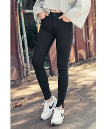 HOTPING | ウエスト内側ゴム裾スリットスキニーパンツ(その他パンツ)