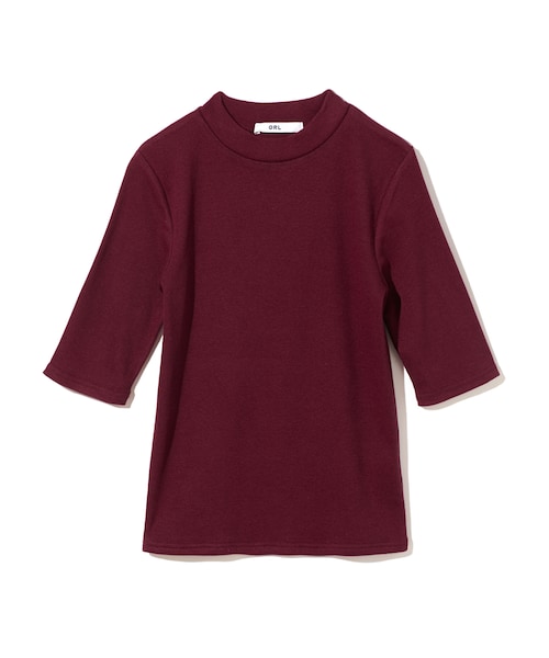 GRL（グレイル）の「5分袖テレコトップス（Tシャツ/カットソー