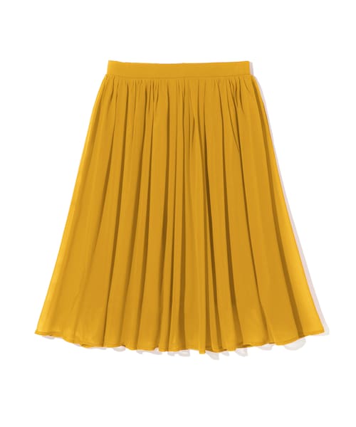 GRL（グレイル）の「シフォンフレアスカート（スカート・レディース・ブラック/レッド/ブルー/ピンク/グリーン/ネイビー/パープル/ボルドー/ブルーグリーン/マスタード/ピンクベージュ/ライトグレー/ダークオレンジ/濃いピンク・M）」の8枚目の写真