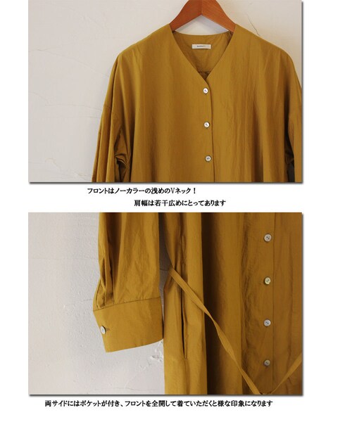 susuri（ススリ）の「susuri ススリ ドナーワンピース #gold 【送料  