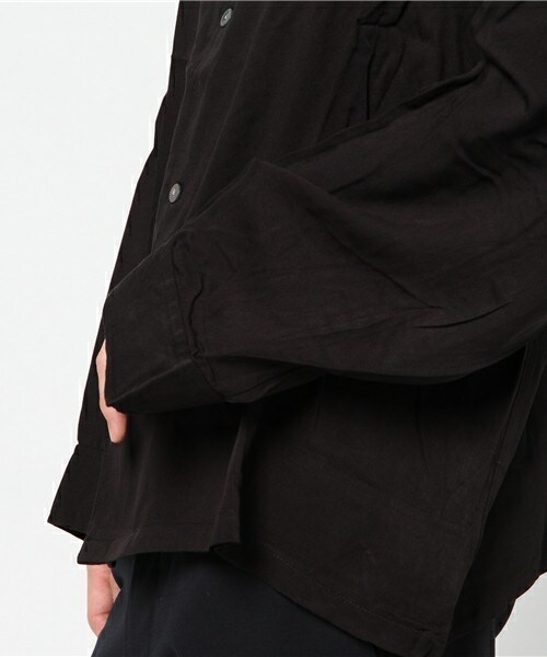 unrelaxing(アンリラクシング)の「オーバーサイズ開襟シャツ ビッグシルエットシャツ(シャツ/ブラウス・メンズ・ブラック/ベージュ/ネイビー/ピンク/ワイン・FREE)」の9枚目の写真