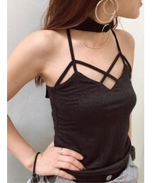 BARAK | ラメデザインキャミソール(キャミソール)