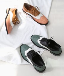 SOVOMALL | 配色オックスフォードシューズ(ローファー)