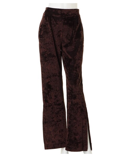 BARAK（バラク）の「ベロアテレコパンツ（その他パンツ・レディース・グレー/BLACK/BROWN・FREE）」の3枚目の写真