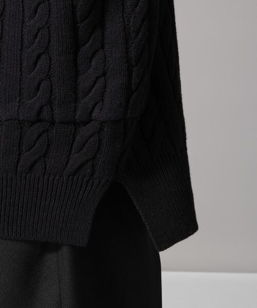 HARE（ハレ）の「BIGニットベスト（トップス・ベージュ/ネイビー/パープル）」の12枚目の写真