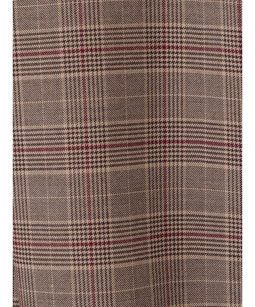 31 Sons de mode（トランテアン　ソン　ドゥ　モード）の「チェック柄タイトスカート《予約アイテム》（スカート・レディース・モデル身長:171cm/ブラウン/グレー・36/38）」の10枚目の写真