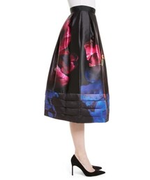 ストレートスカート【TED BAKER】 Ted Baker London V-Neck Sleeveless Pleated A-Line Maxi Dress
