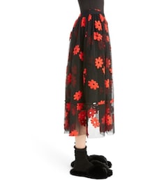 Simone Rocha　TULLE　スカート SIMONE ROCHA Ruffled tulle midi skirt | NET-A-PORTER