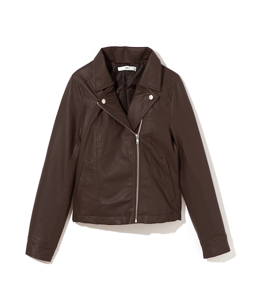 GRL（グレイル）の「ライダースジャケット（ライダースジャケット・レディース・ブラック/ブラウン/キャメル/グレージュ・S）」の3枚目の写真