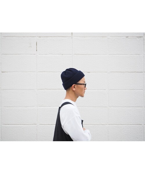morno(モーノ)の「morno〈モーノ〉 COOMARAM KNIT CAP ORANGE/NAVY/CHARCOAL/BLACK(ニットキャップ/ビーニー・メンズ・その他)」の10枚目の写真