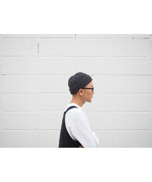 morno(モーノ)の「morno〈モーノ〉 COOMARAM KNIT CAP ORANGE/NAVY/CHARCOAL/BLACK(ニットキャップ/ビーニー・メンズ・その他)」の12枚目の写真