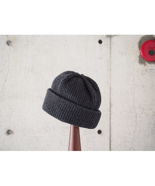 morno(モーノ)の「morno〈モーノ〉 COOMARAM KNIT CAP ORANGE/NAVY/CHARCOAL/BLACK(ニットキャップ/ビーニー・メンズ・その他)」の6枚目の写真