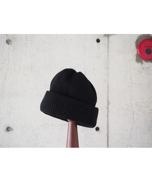 morno(モーノ)の「morno〈モーノ〉 COOMARAM KNIT CAP ORANGE/NAVY/CHARCOAL/BLACK(ニットキャップ/ビーニー・メンズ・その他)」の7枚目の写真