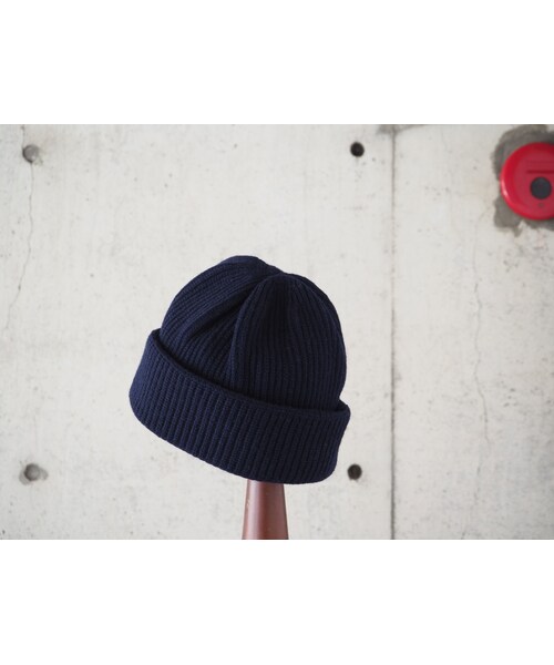 morno(モーノ)の「morno〈モーノ〉 COOMARAM KNIT CAP ORANGE/NAVY/CHARCOAL/BLACK(ニットキャップ/ビーニー・メンズ・その他)」の5枚目の写真