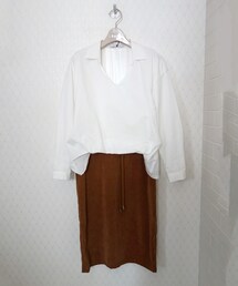 parson&people | セットアップ風　シャツワンピース(ワンピース)