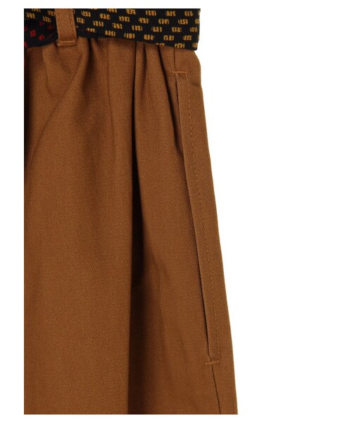 Green　Parks（グリーンパークス）の「・m SET2点 タックパンツ+スカーフベルト（パンツ・ブラック/キャメル/カーキ・F）」の7枚目の写真