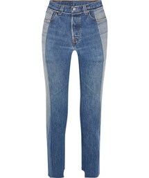 VETEMENTS | Vetements - Levi's High-rise Straight-leg Jeans - Mid denim(デニムパンツ)