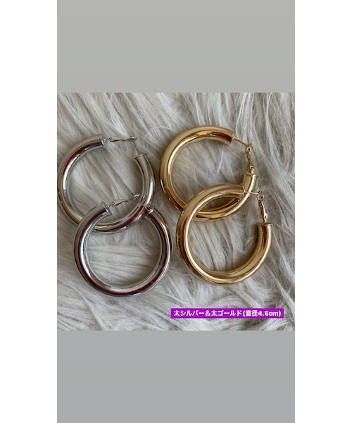 no brand（ノーブランド）の「フープピアスbrothers♥（ピアス（両耳用）・レディース・その他）」の8枚目の写真