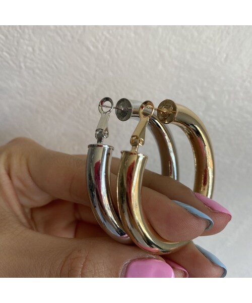 no brand（ノーブランド）の「フープピアスbrothers♥（ピアス（両耳用）・レディース・その他）」の6枚目の写真