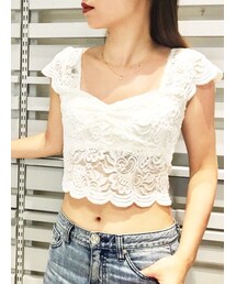 BARAK | ショートレーストップス(その他トップス)