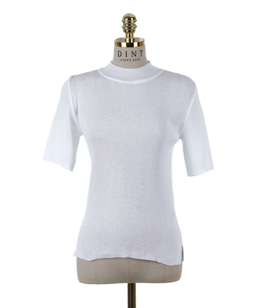 DINT（ディント）の「カイルベーシックニットトップ（ニット/セーター・レディース・Yellow/Other/Grey/Blue/White/Black・one(44~66size)）」の2枚目の写真