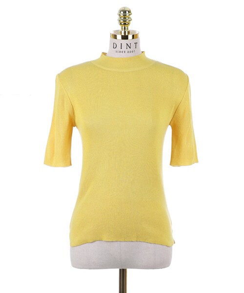 DINT（ディント）の「カイルベーシックニットトップ（ニット/セーター・レディース・Yellow/Other/Grey/Blue/White/Black・one(44~66size)）」の8枚目の写真