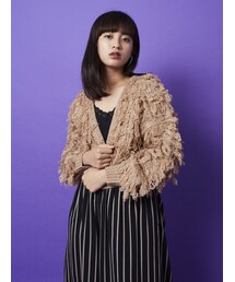 E hyphen world gallery | モンスターニットショートトッパー(トップス)