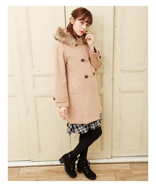 ビット付きダッフルコート ビット付き／ダッフルコート｜allamanda