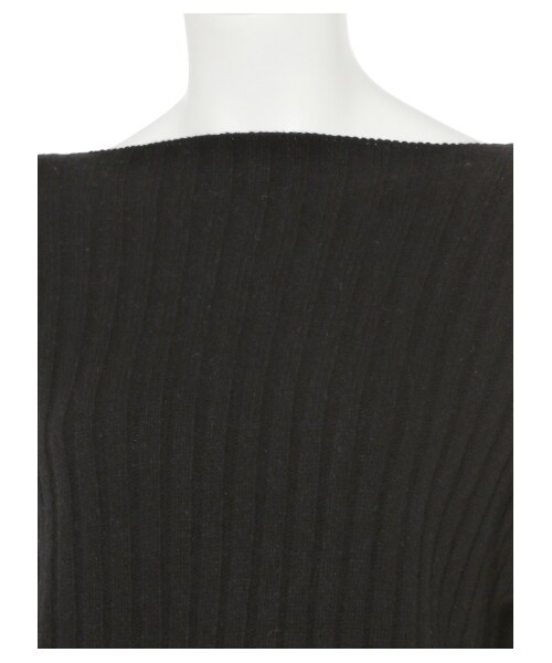 FRAY I.D（フレイアイディー）の「ワイドリブショートニット（ニット・レディース・GRY/RED/BLK・F）」の8枚目の写真