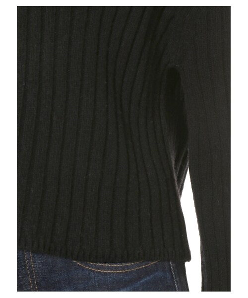 FRAY I.D（フレイアイディー）の「ワイドリブショートニット（ニット・レディース・GRY/RED/BLK・F）」の10枚目の写真