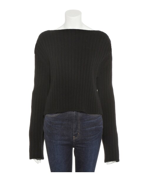 FRAY I.D（フレイアイディー）の「ワイドリブショートニット（ニット・レディース・GRY/RED/BLK・F）」の5枚目の写真