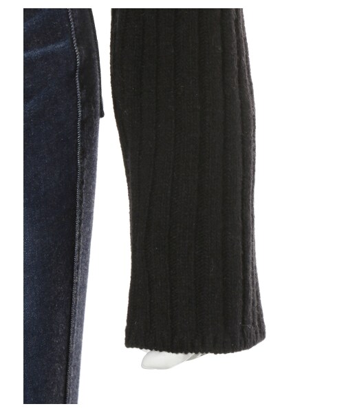 FRAY I.D（フレイアイディー）の「ワイドリブショートニット（ニット・レディース・GRY/RED/BLK・F）」の9枚目の写真