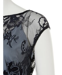 FRAY I.D（フレイアイディー）の「ケミカルチュールレースワンピース