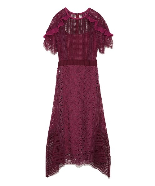 FRAY I.D（フレイアイディー）の「ケミカルレースドレス（膝丈  