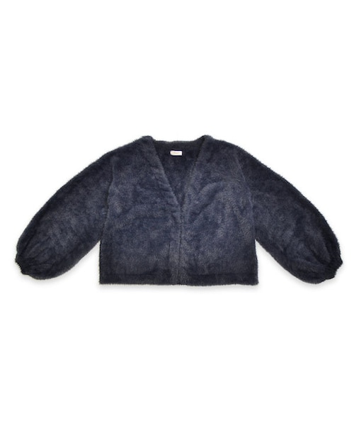 flower（フラワー）の「chick cardigan ～チックカーディガン（カーディガン/ボレロ・レディース・purple/gray/navy/beige/pink・FREE）」の3枚目の写真