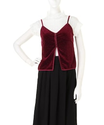 BARAK | ベロアビスチェ(その他トップス)