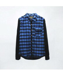 STORES.jp | 袖切り替えチェックシャツ(メンズ)(シャツ/ブラウス)
