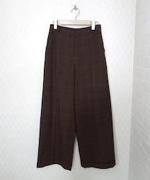 DONEEYU | Doneeyu グレンチェックワイドパンツ(その他パンツ)