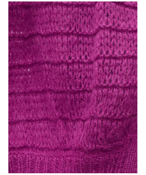 w closet(ダブルクローゼット)の「モヘアボリューム袖カーディガン(トップス・レディース・Lグレー/Lオレンジ/マスタード/Dピンク・FREE)」の16枚目の写真